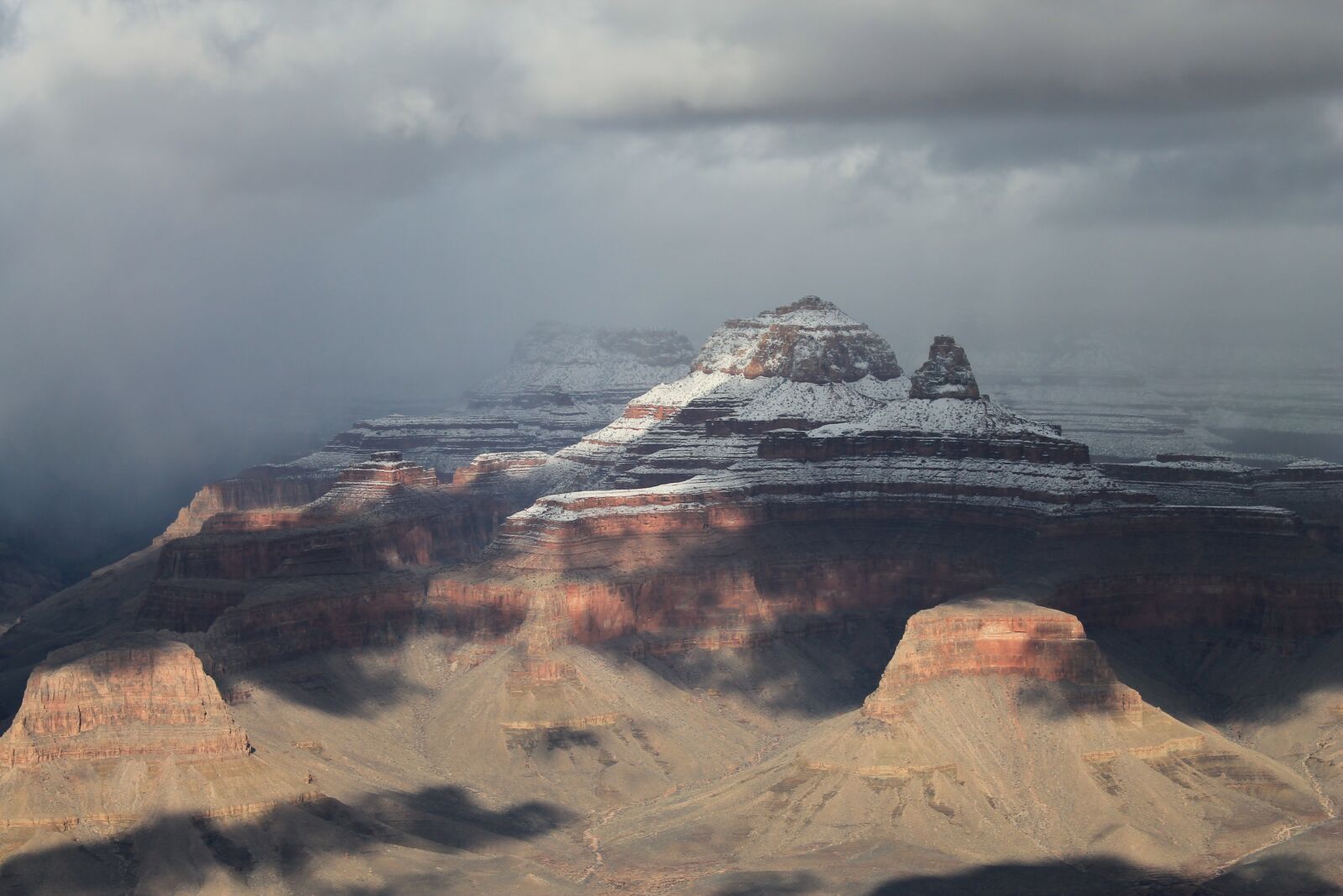 Canon EOS 1100D (EOS Rebel T3 / EOS Kiss X50) sample photo. Grand canyon, winter, canyon photography