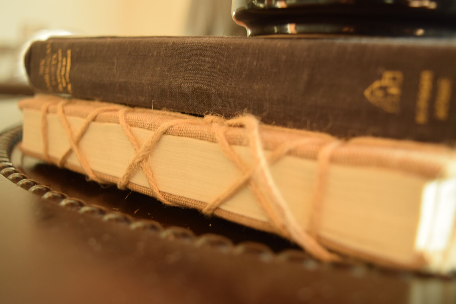 Nikon D3300 sample photo. Books, fall, rustic photography