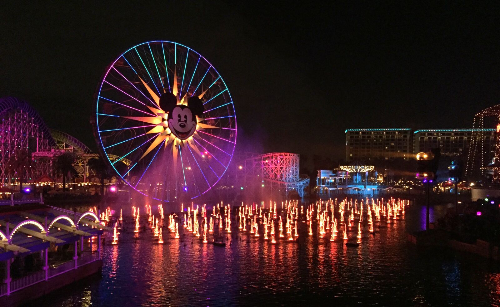 Apple iPhone 6 sample photo. California adventure, disneyland, light photography