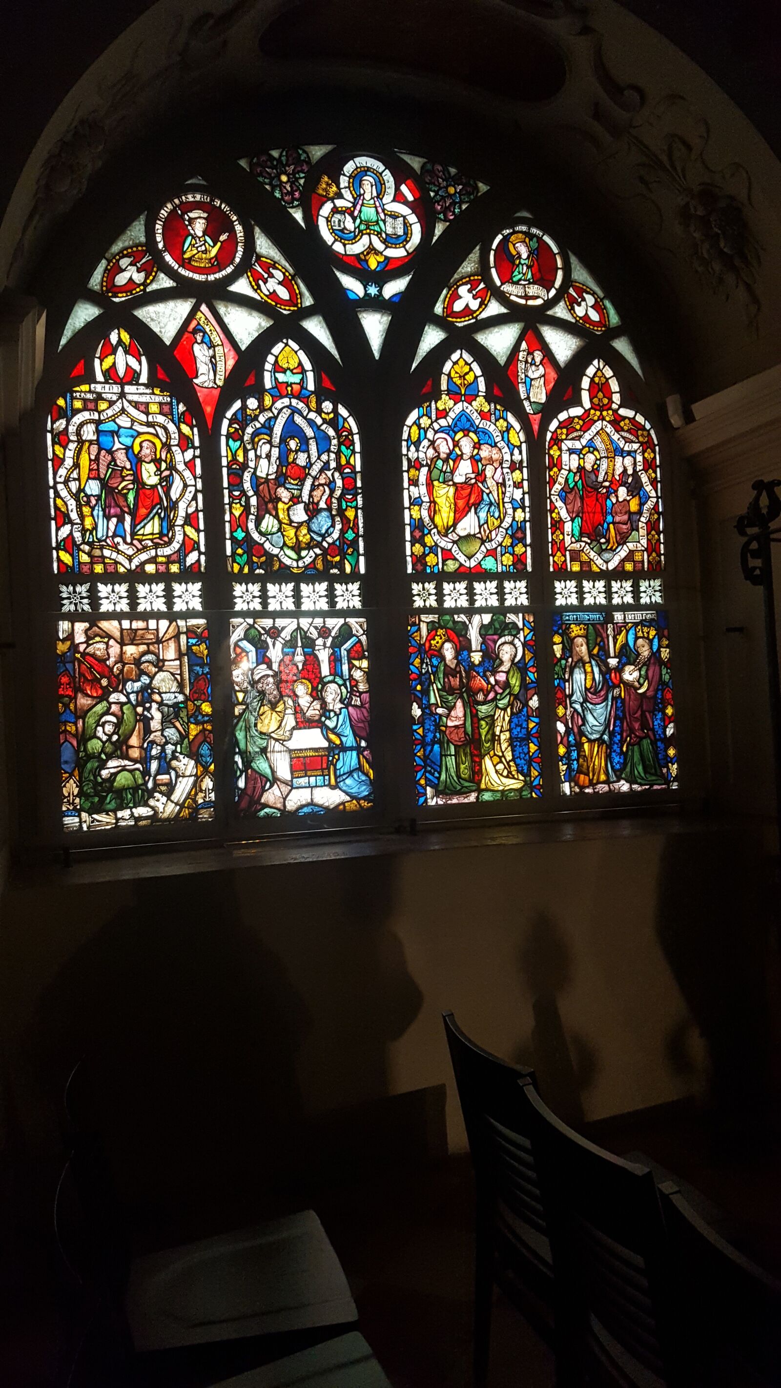 Samsung GALAXY S6 edge sample photo. Window, monastery, glass art photography