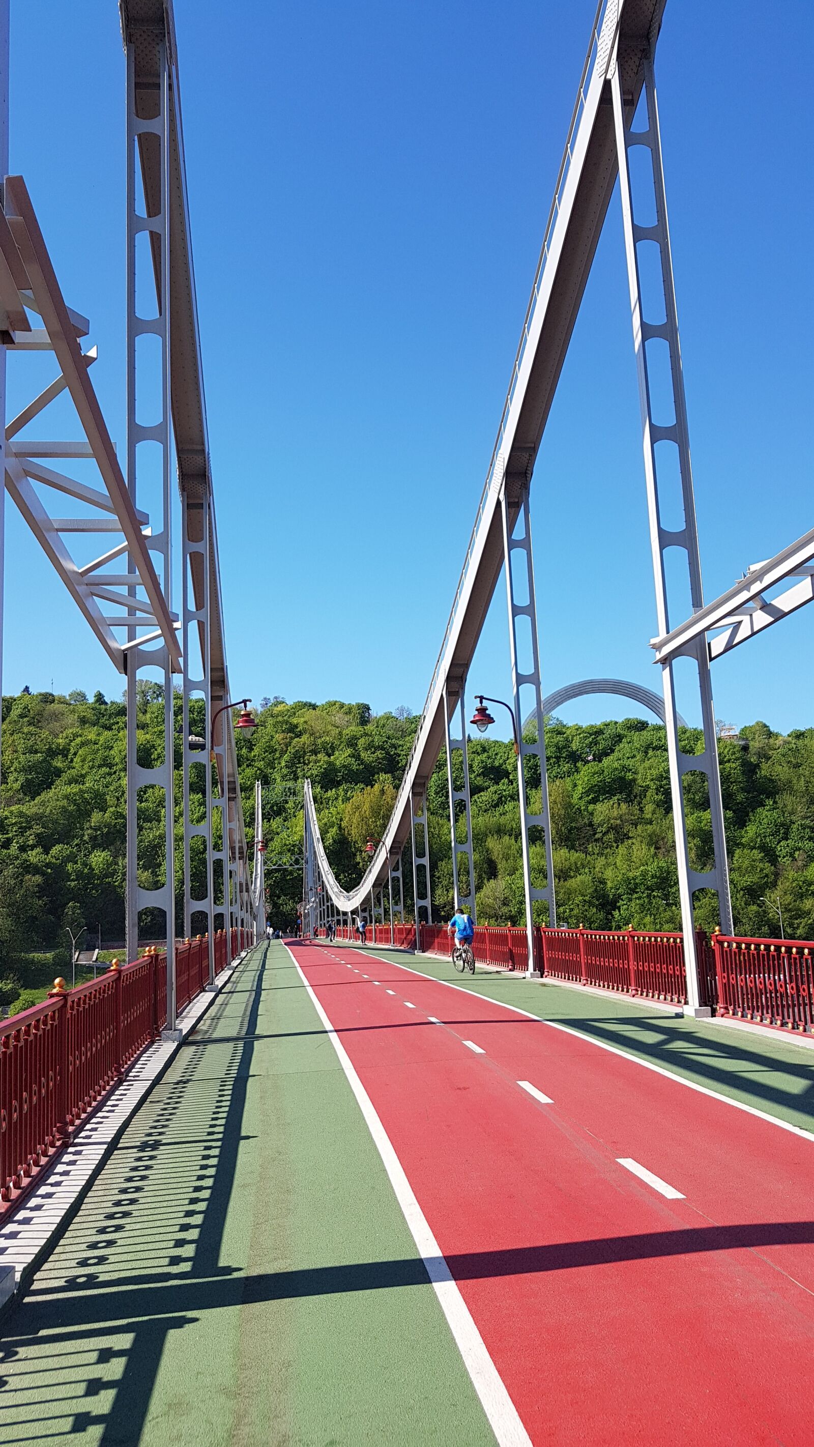 Samsung Galaxy S7 Edge sample photo. Bridge, pedestrian, kyiv photography