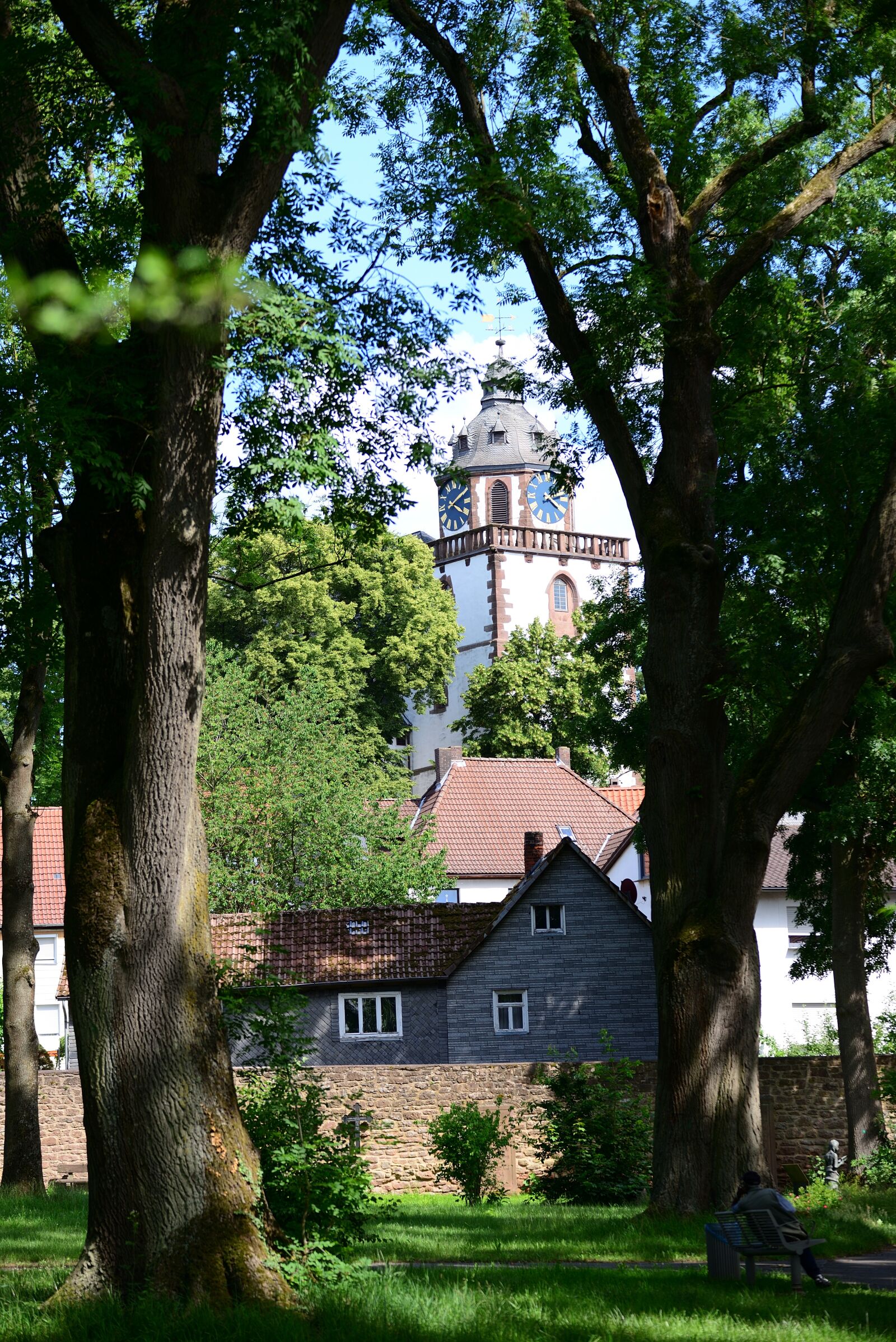 Nikon D610 sample photo. Church, city church, kirchhain photography