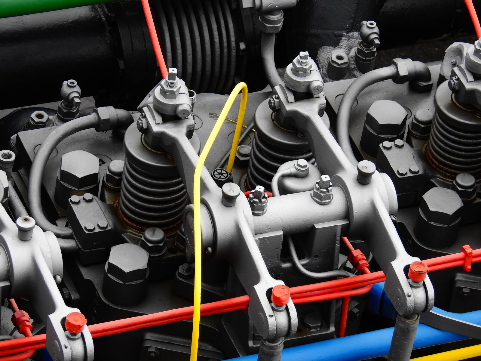 Nikon Coolpix P900 sample photo. Diesel engine, marine engine photography