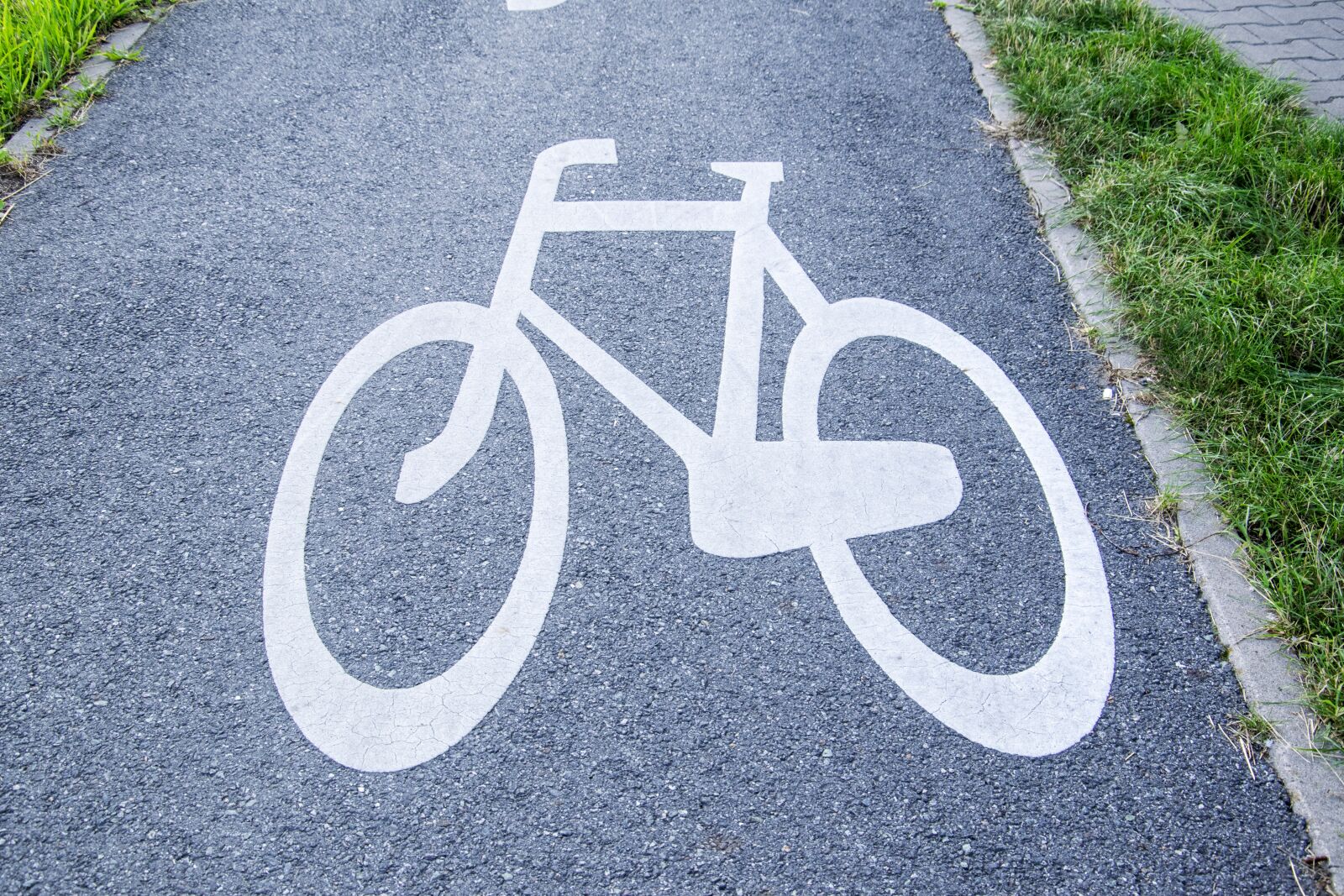 Nikon D5300 sample photo. Cycle path, bike, road photography
