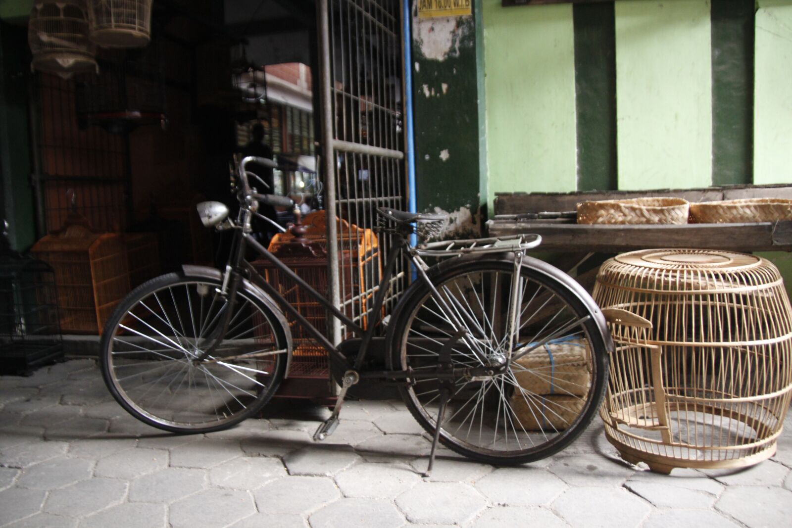 Canon EOS 500D (EOS Rebel T1i / EOS Kiss X3) sample photo. Bicycle, village, chores photography