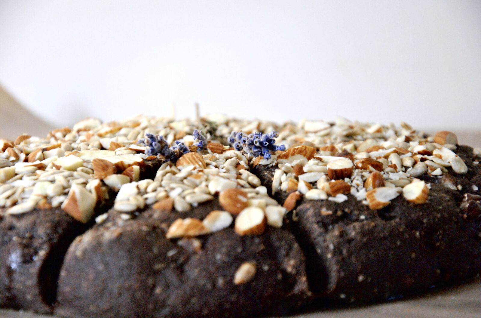 Nikon D3000 sample photo. Chocolate, cake, vegan photography