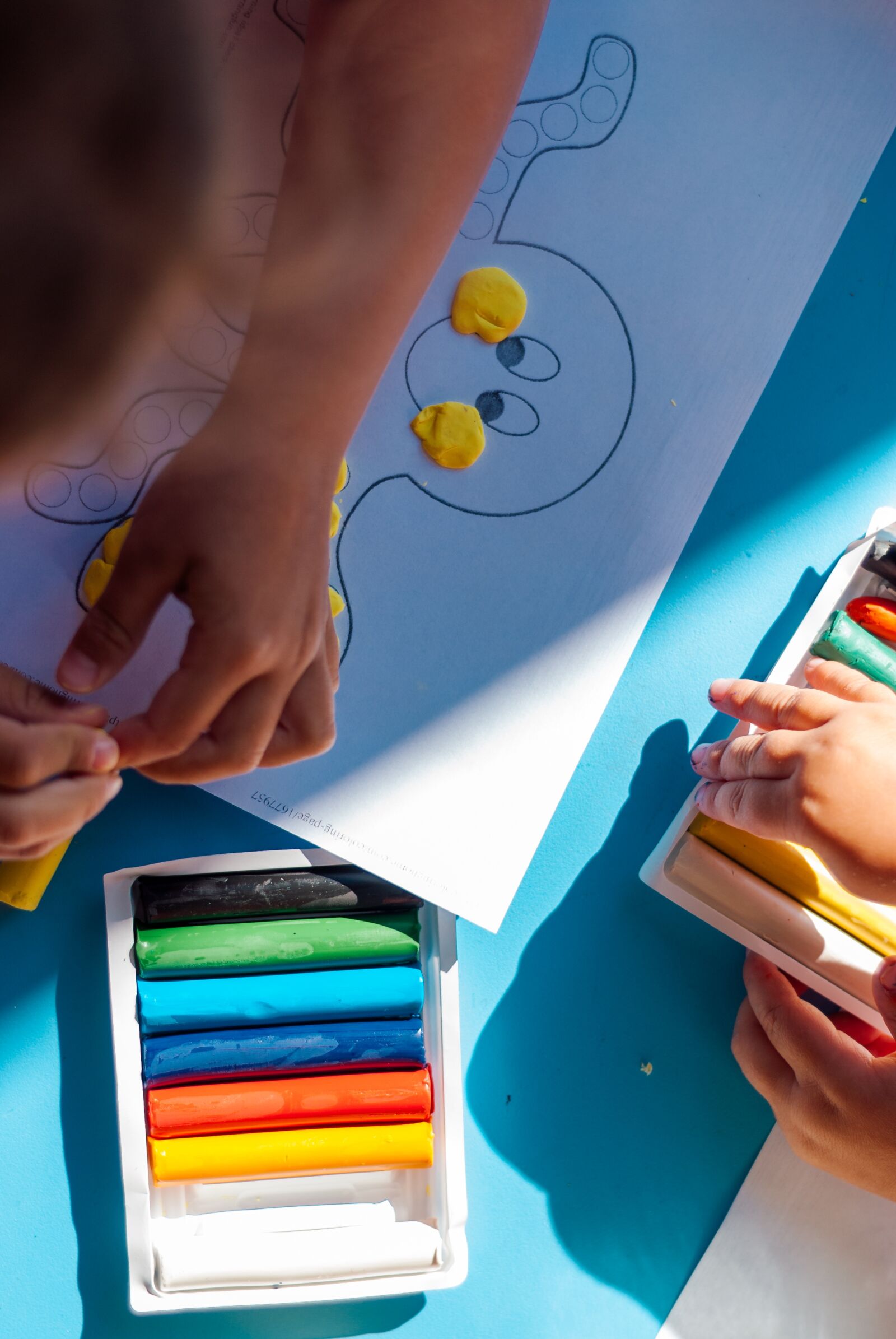Nikon D200 sample photo. Plasticine, children, fun photography