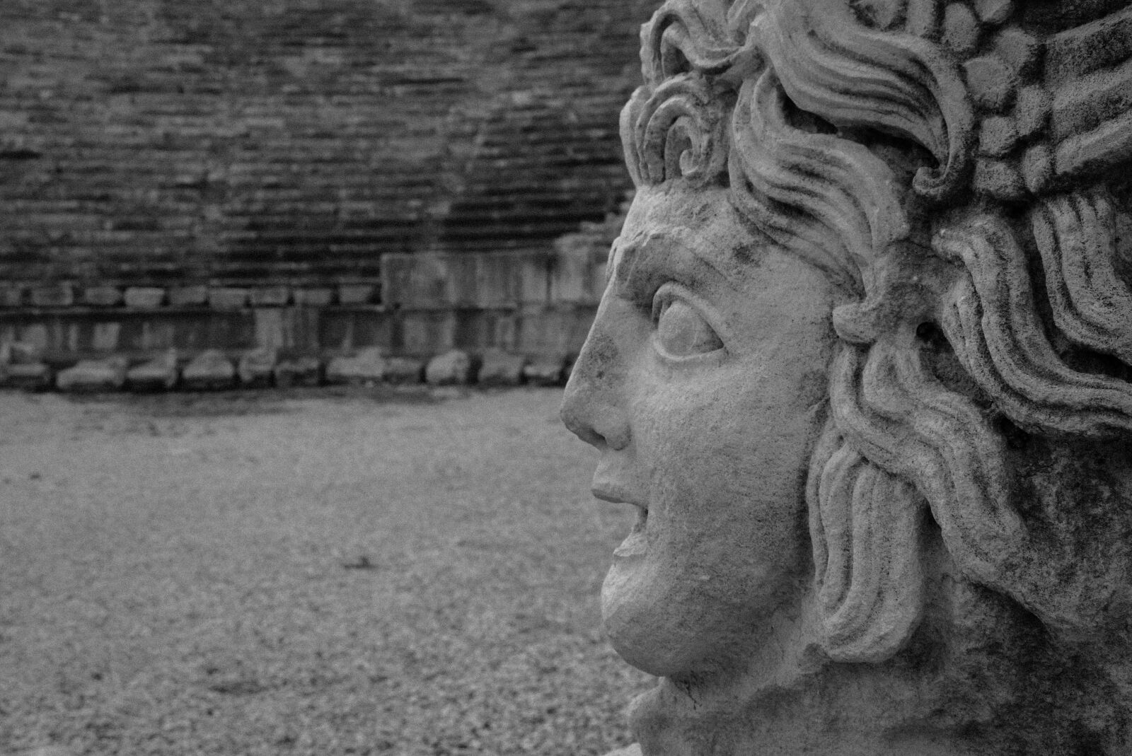 Nikon D5300 sample photo. Myra, theatre, statue photography
