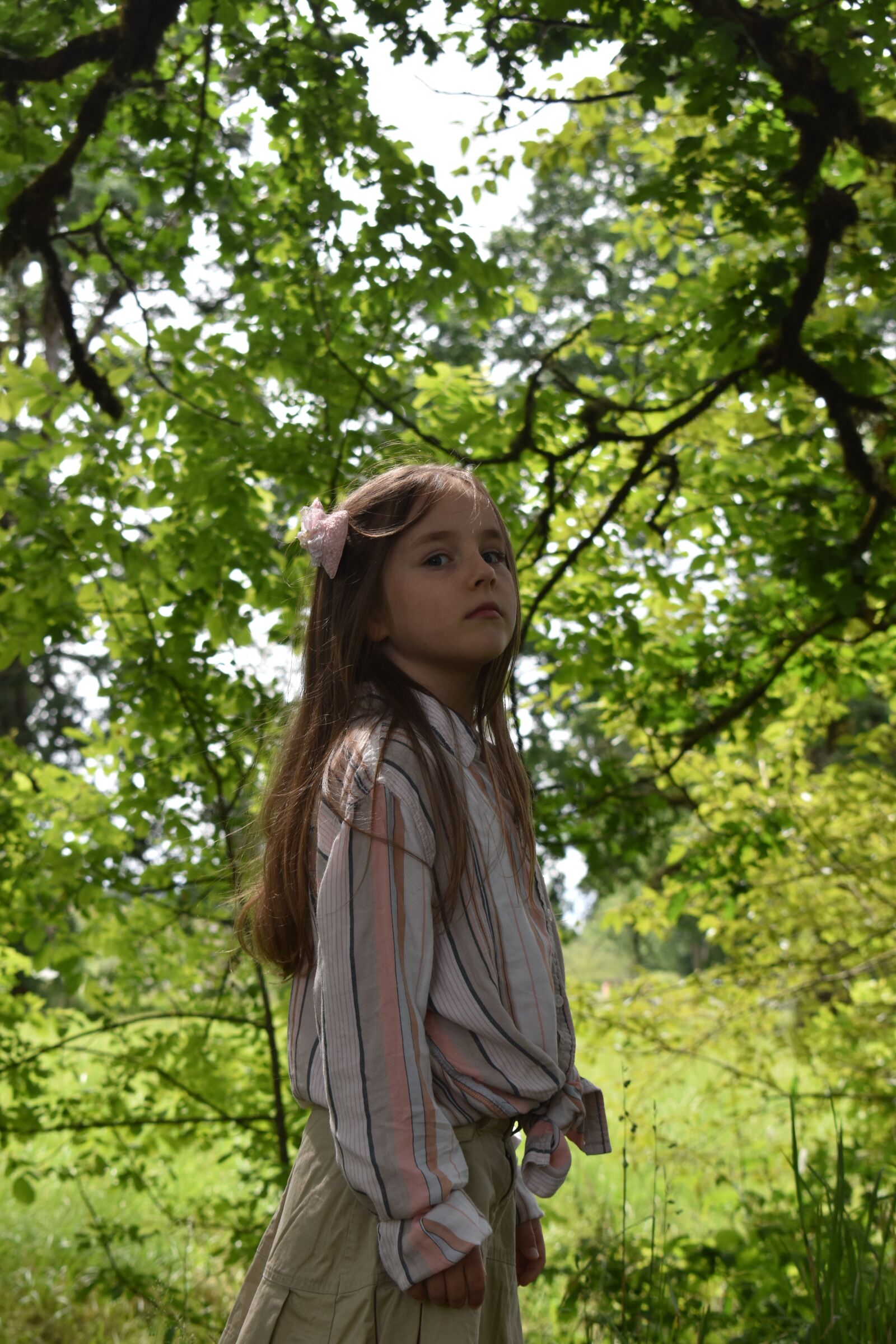 Nikon D3500 sample photo. Girl, forest, outdoors photography