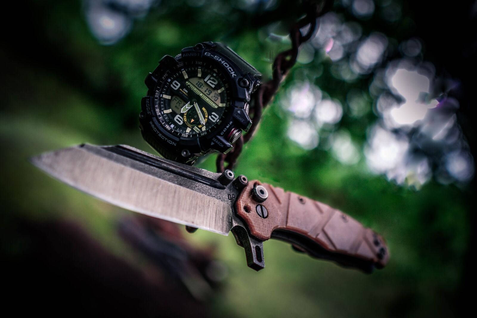 Sony a6400 + Sigma 16mm F1.4 DC DN | C sample photo. Knife, nature, green photography