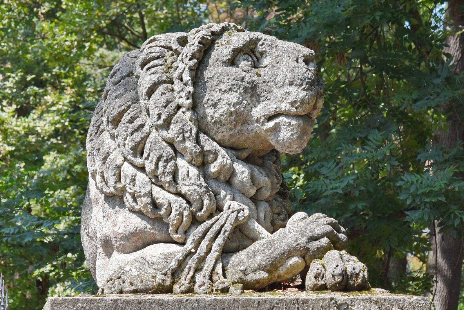 Nikon D5500 sample photo. Carving, lion, megalith, sculpture photography