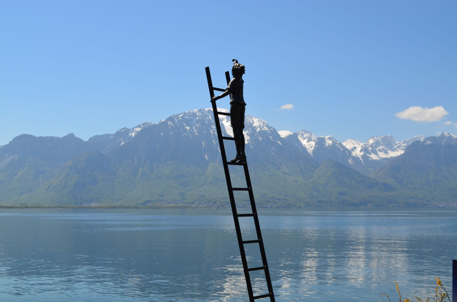 Nikon D5100 sample photo. Switzerland, montreux, lake geneva photography