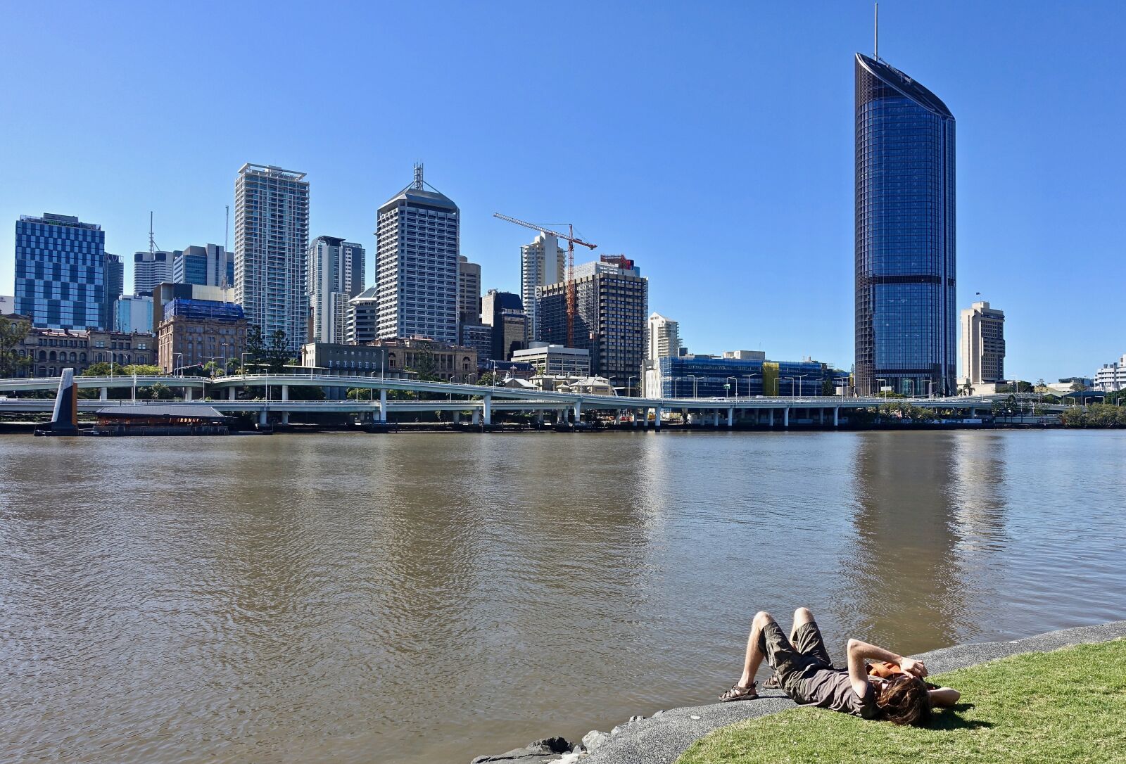 Sony Cyber-shot DSC-RX100 III sample photo. Brisbane, river, skyline photography