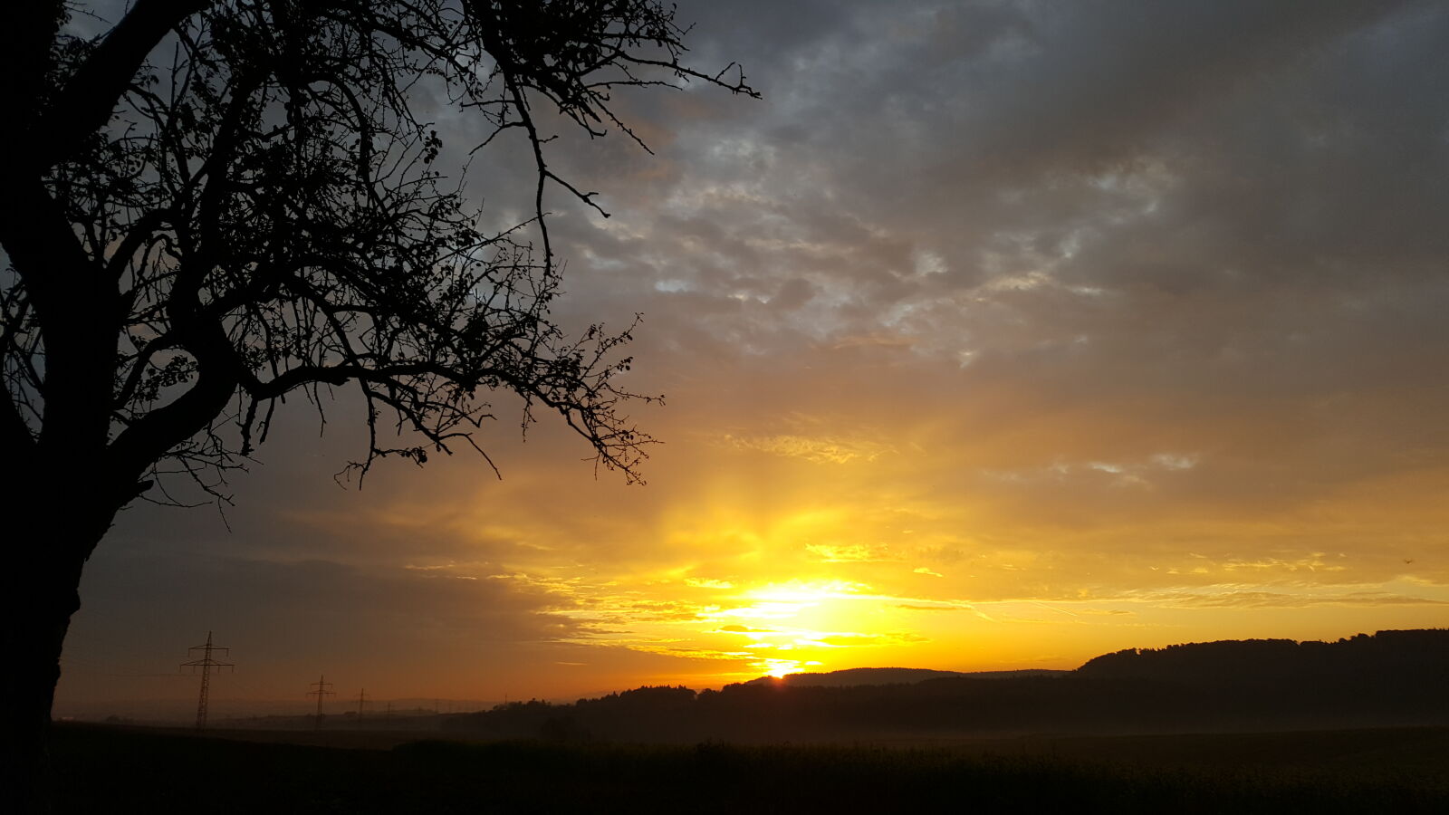 Samsung Galaxy S6 sample photo. Sunset, over, the, horizon photography