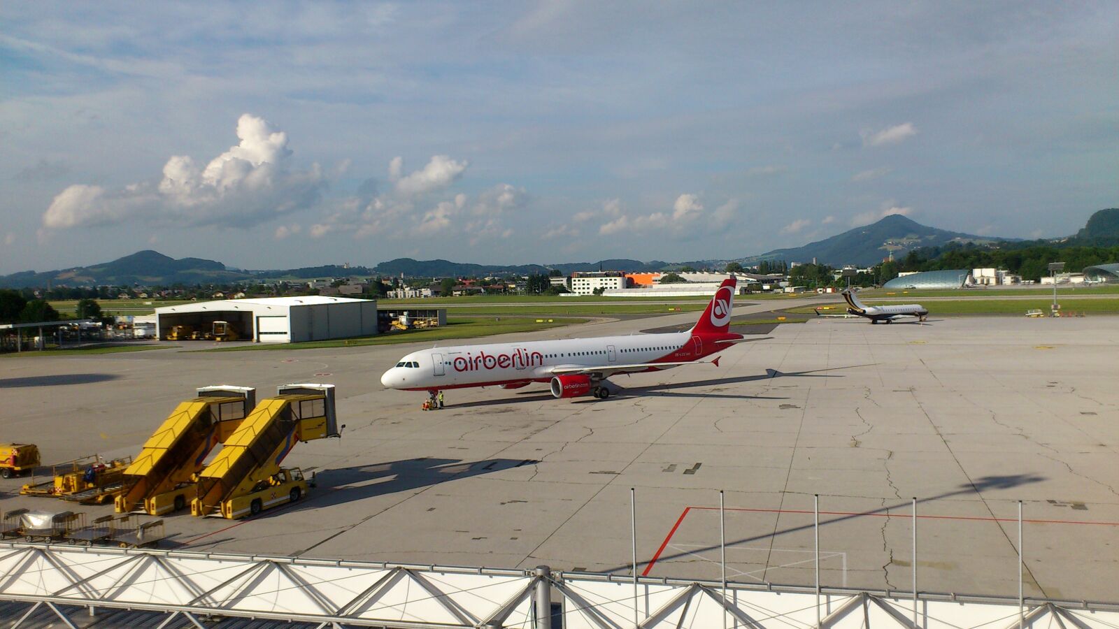 Sony Ericsson Xperia Neo sample photo. Airberlin, aircraft, aviation photography
