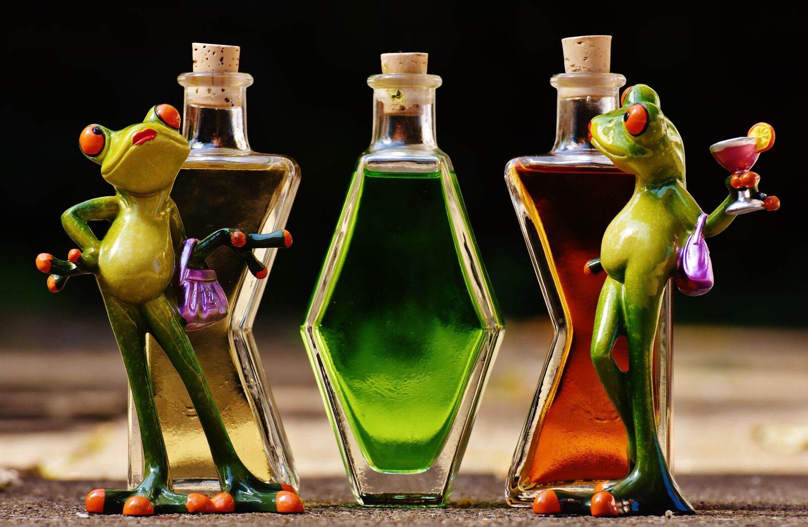Nikon D7200 sample photo. Frogs, chicks, beverages photography