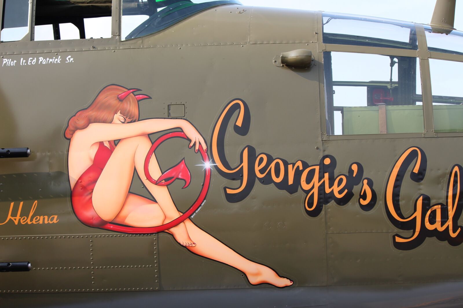 Canon EOS 700D (EOS Rebel T5i / EOS Kiss X7i) sample photo. Nose art, b-25, ww2 photography