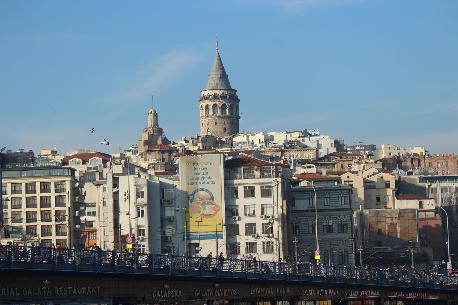 Canon EOS 1300D (EOS Rebel T6 / EOS Kiss X80) sample photo. Galata bridge, galata tower photography