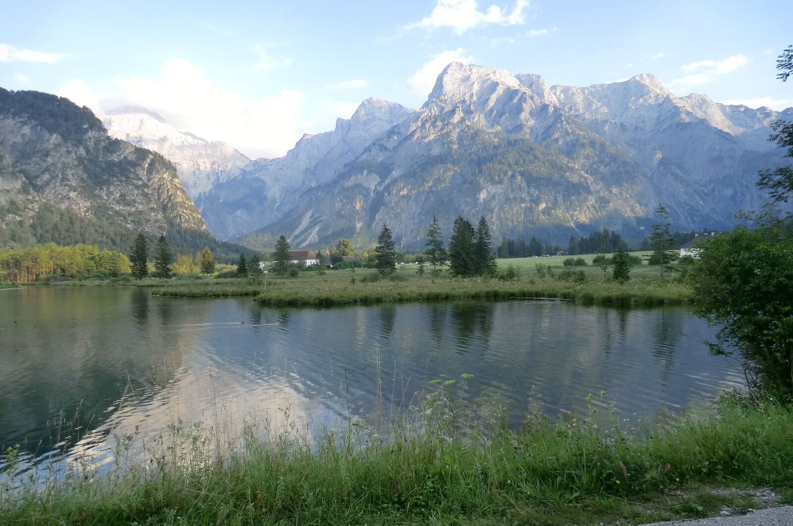 CASIO EX-H5 sample photo. Almsee, austria, bergsee photography