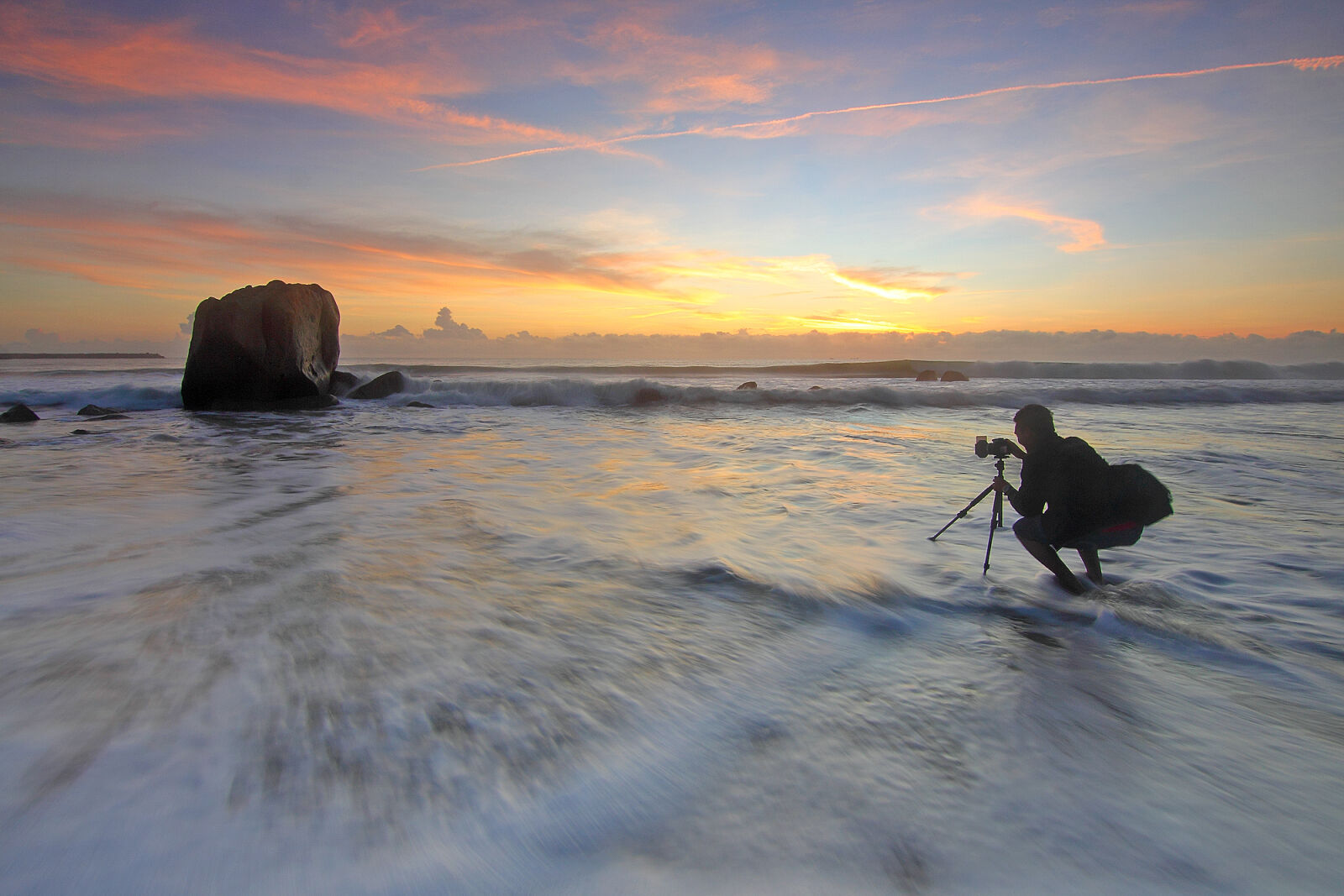 Canon EOS 50D sample photo. Sea, dawn, landscape, sky photography