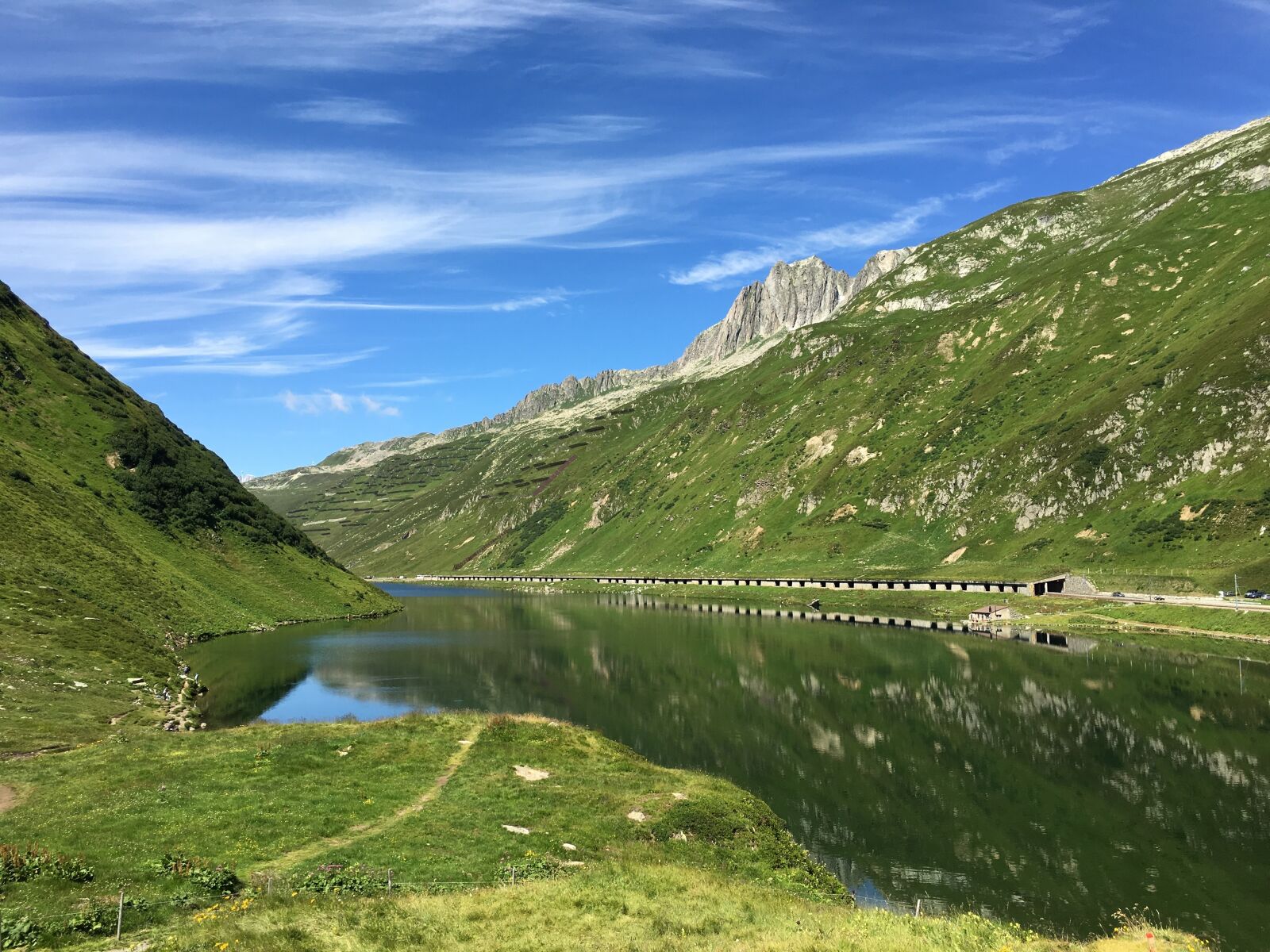 Apple iPhone 6s sample photo. Switzerland mountain, grimsel, water photography