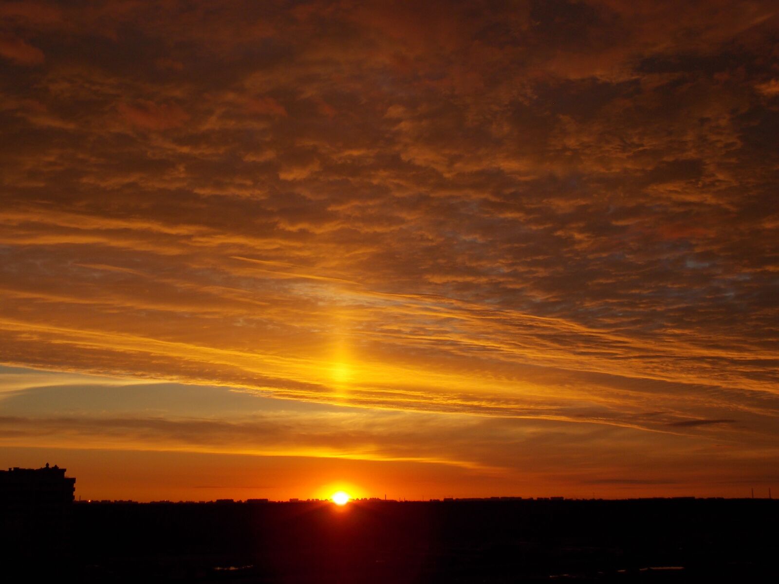 Nikon Coolpix L810 sample photo. Sunset, sky, clouds photography