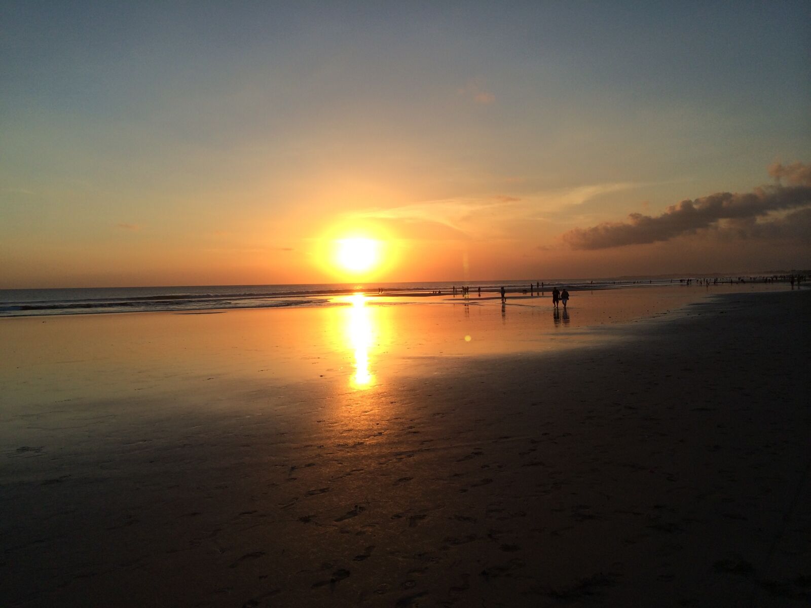 iPhone 5s back camera 4.12mm f/2.2 sample photo. Bali, sunset, ocean photography