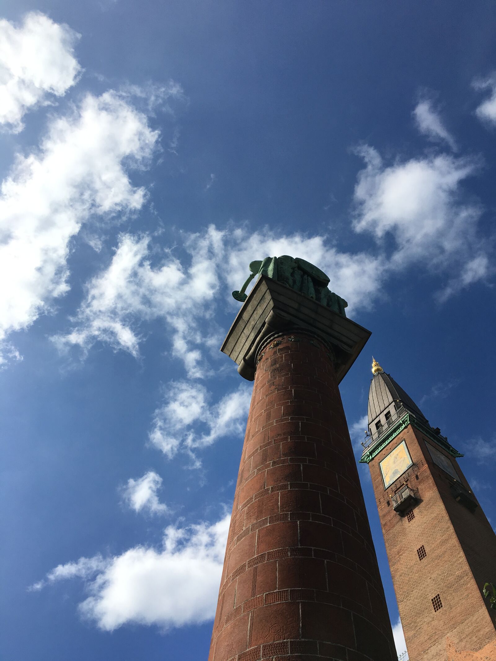 iPhone 6s back camera 4.15mm f/2.2 sample photo. Tower, sky, city photography