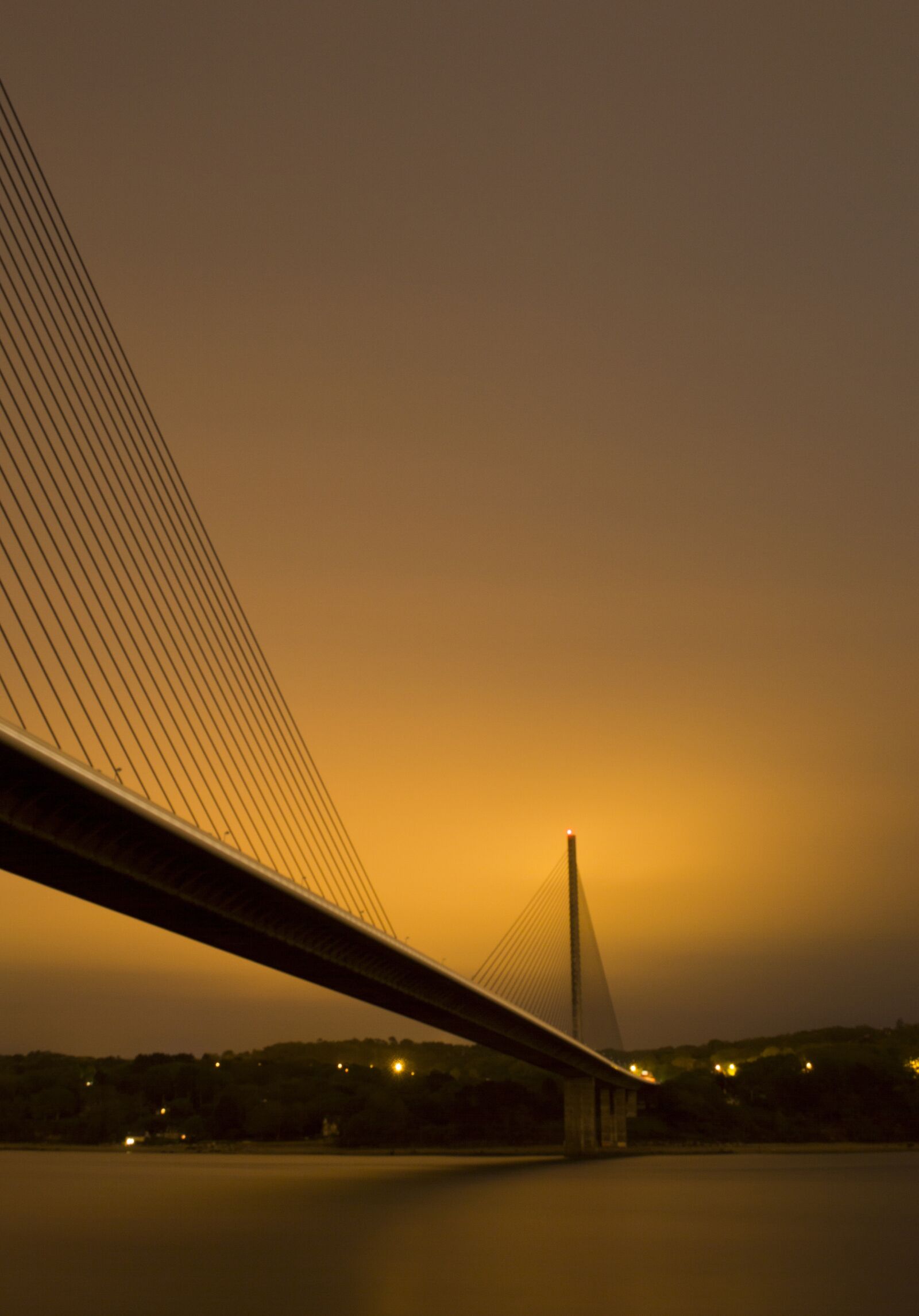 Nikon D3200 sample photo. Bridge, night, river photography