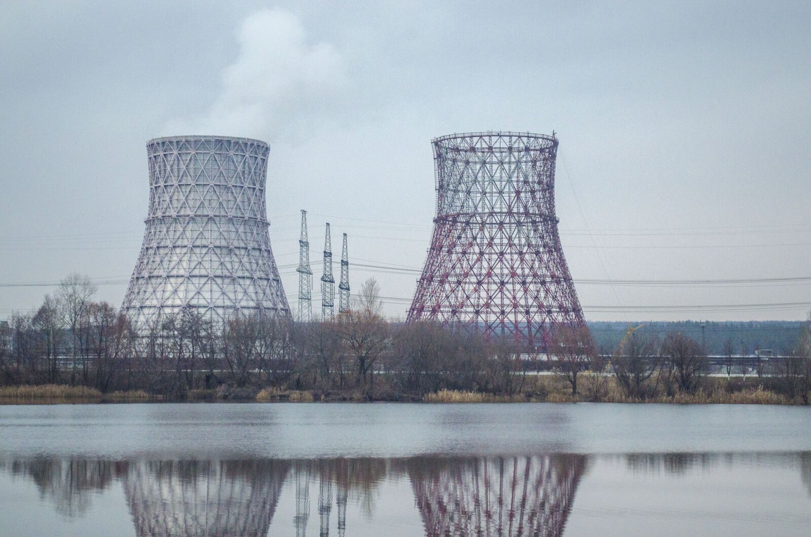 Nikon D5100 sample photo. Cooling tower, frame, skeleton photography