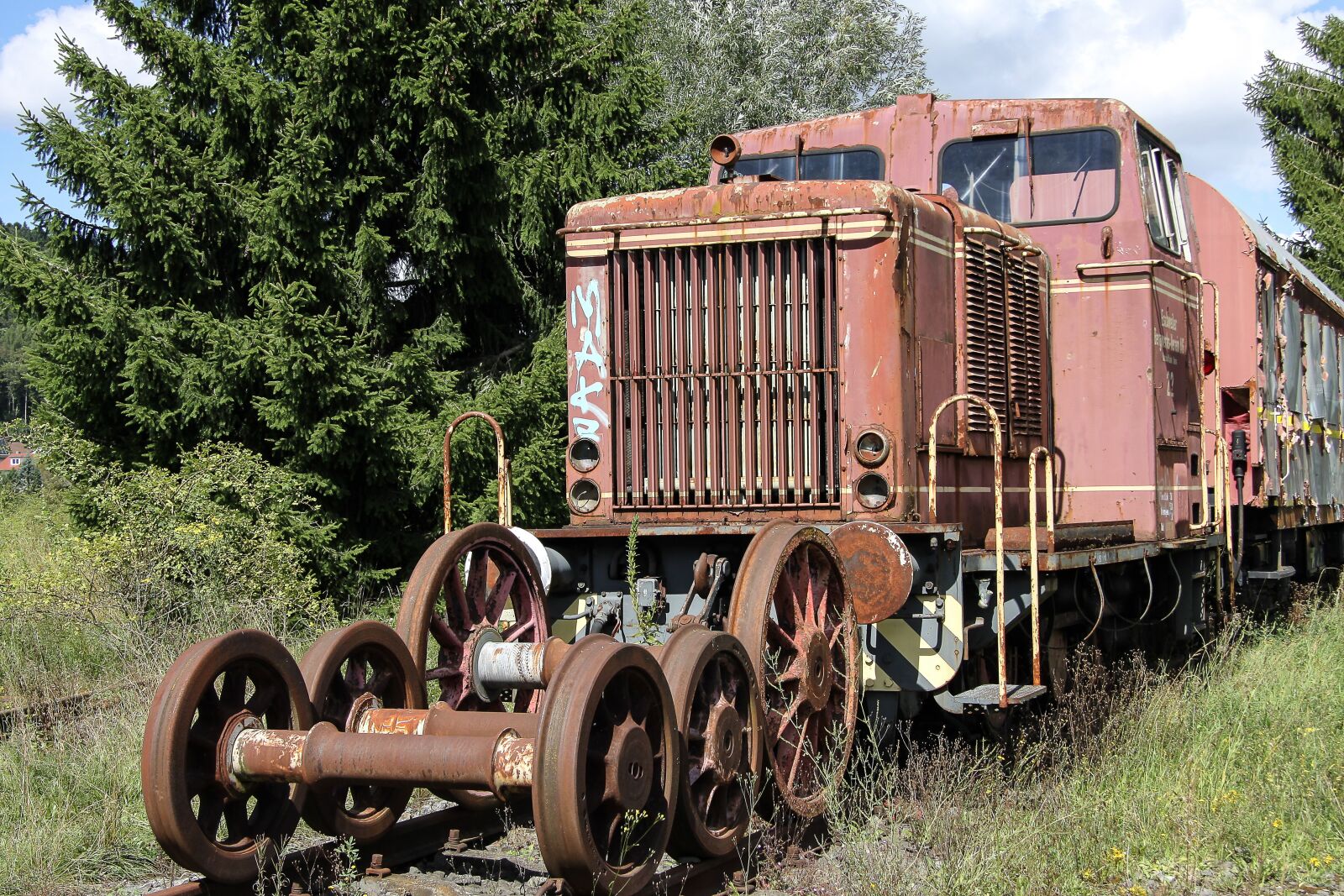 Canon EOS 50D sample photo. Loco, old, rust photography
