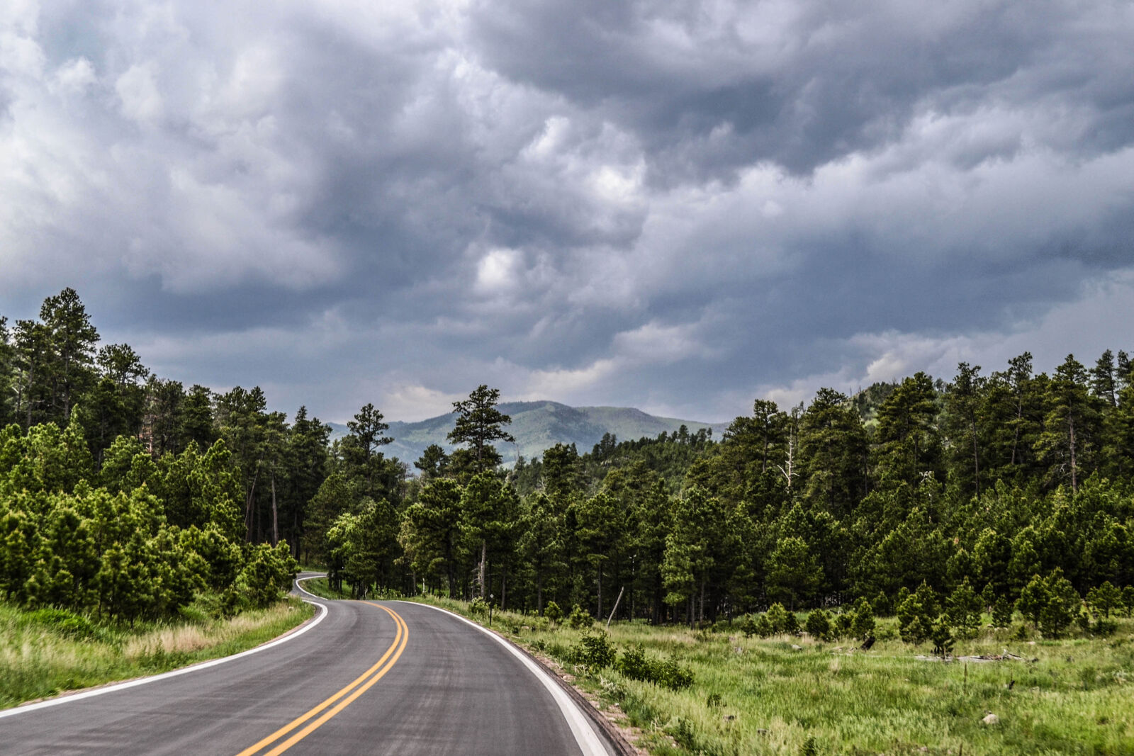 Nikon D3100 sample photo. Road, sky, street, curve photography