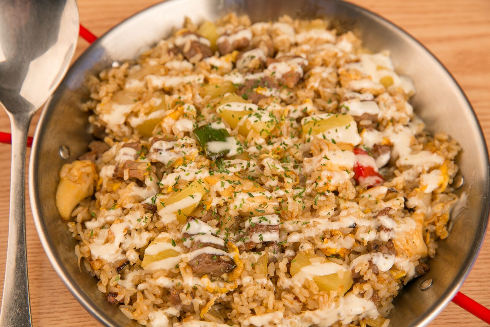 Canon EF 24-70mm F2.8L II USM sample photo. Pilaf, food, seafood photography