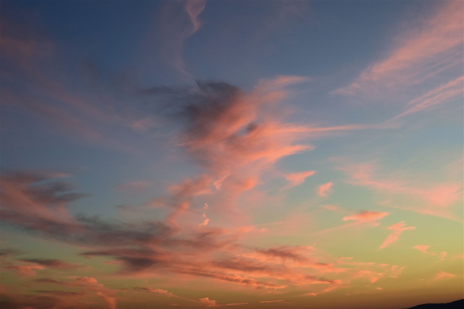 Nikon D3300 sample photo. Sunset, clouds, pink photography