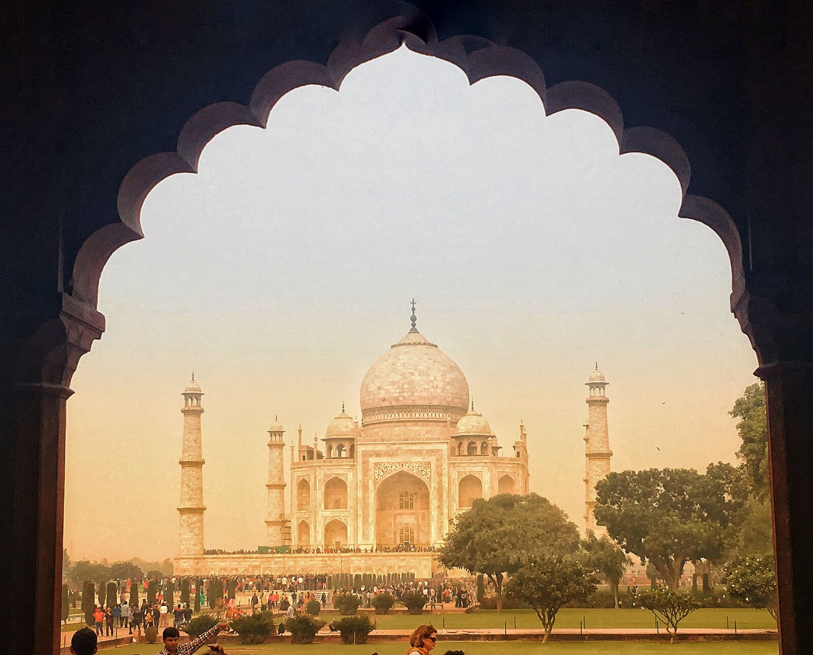 iPhone 6s back camera 4.15mm f/2.2 sample photo. Taj, mahal, wonder, of photography