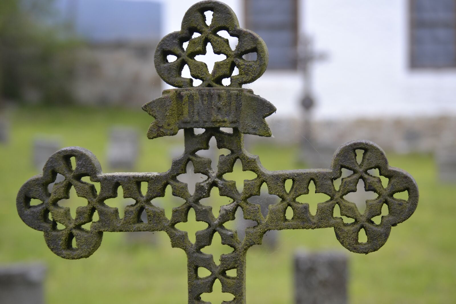 Nikon D3100 sample photo. Old, iron, cemetery photography
