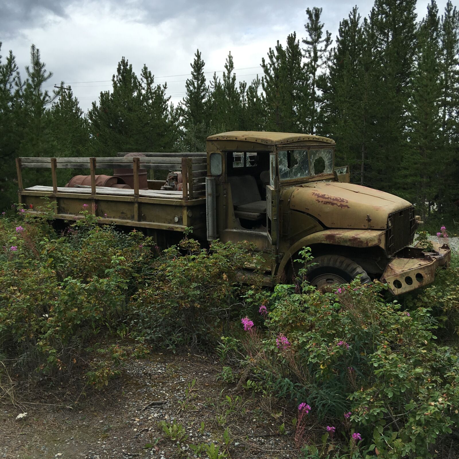Apple iPhone 6s Plus sample photo. Alaska, highway, broken, broken photography