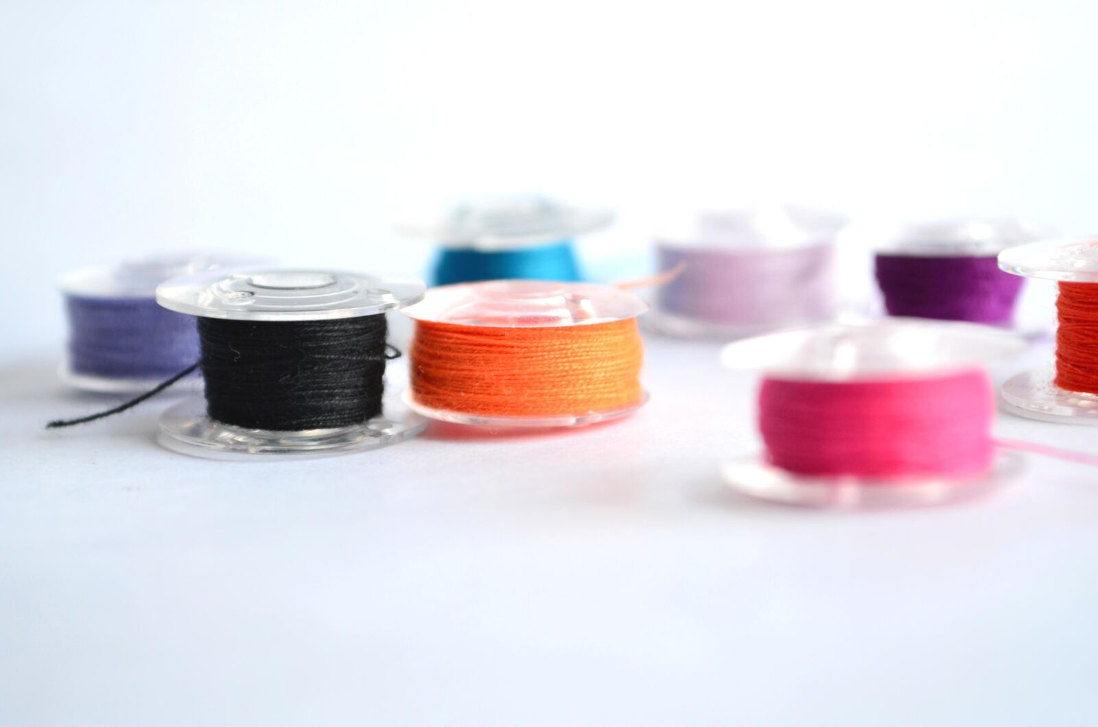 Nikon D5100 sample photo. Sewing thread, colorful, pbject photography