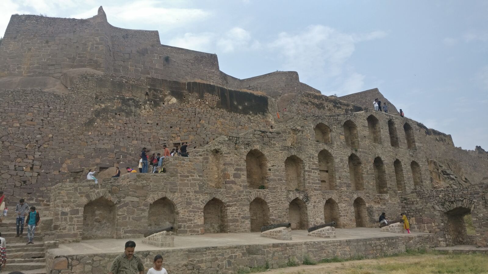 OnePlus A3003 sample photo. Golconda fort, india, qutb photography