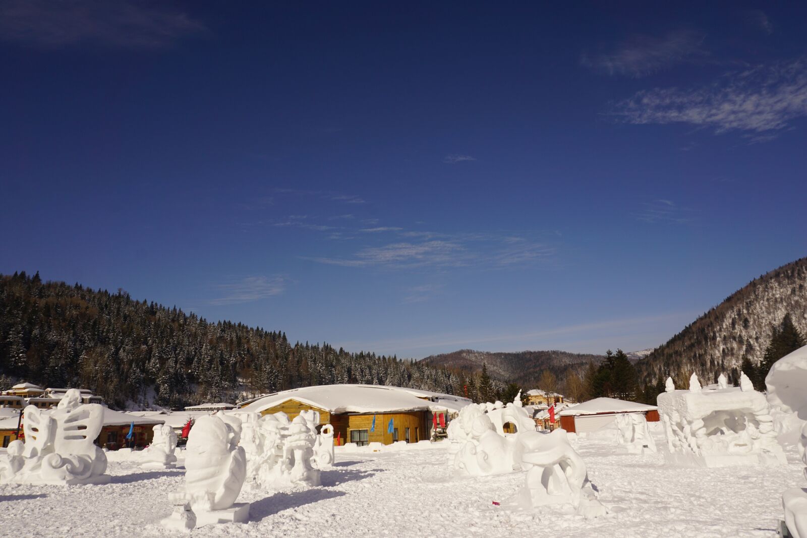 Sony a6000 sample photo. The scenery, winter, snow photography