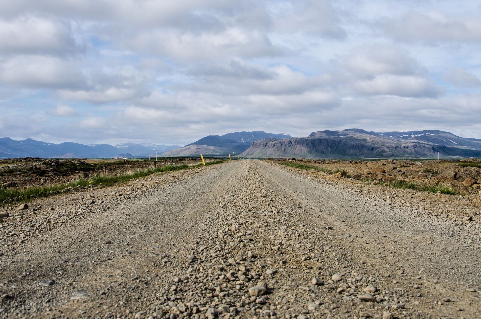 Nikon D7000 sample photo. Gravel, road, mountains photography