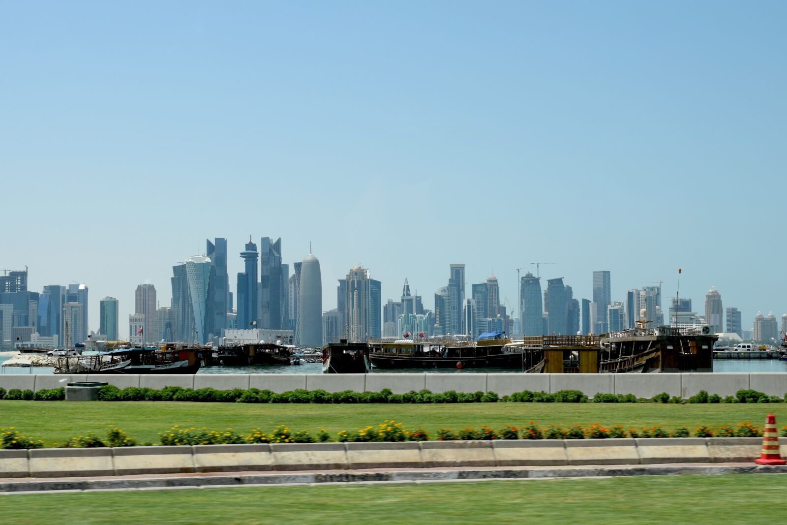 Nikon D3300 sample photo. Doha skyline, skyline, doha photography