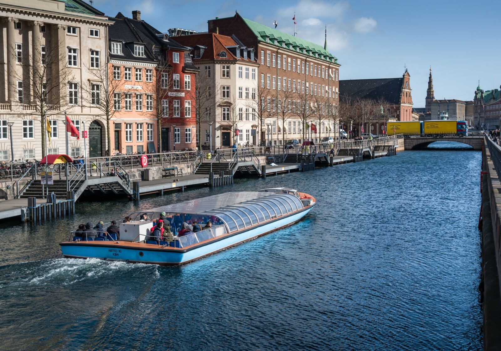 Nikon D5500 sample photo. Copenhagen, channel, boat photography