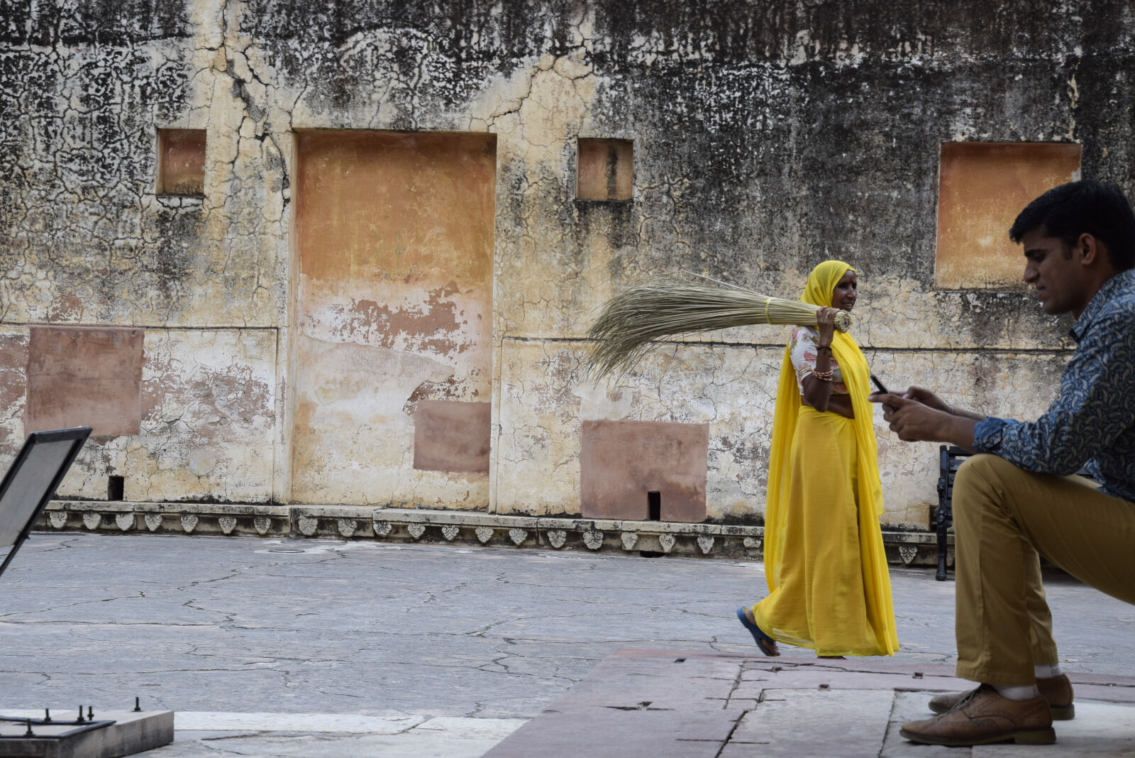 Nikon D5300 sample photo. Fort, hindu, yellow photography