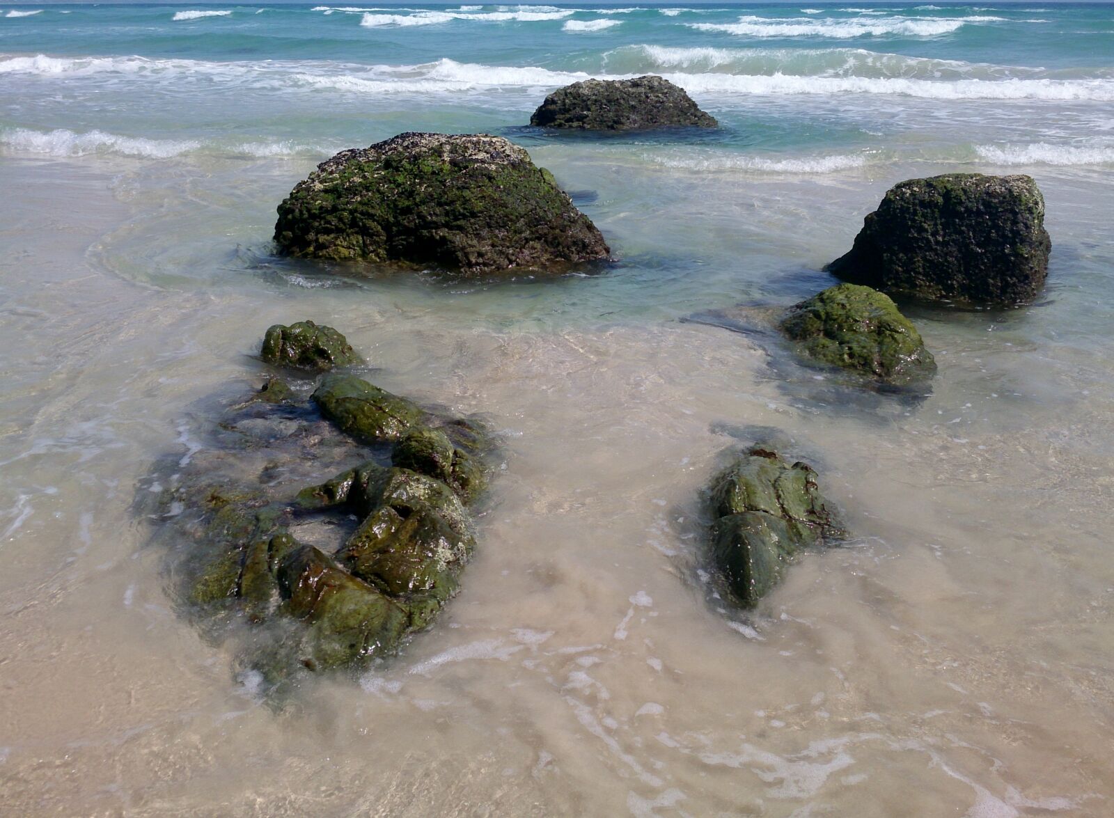 Sony Xperia Z sample photo. Kirra beach, rocks, beach photography