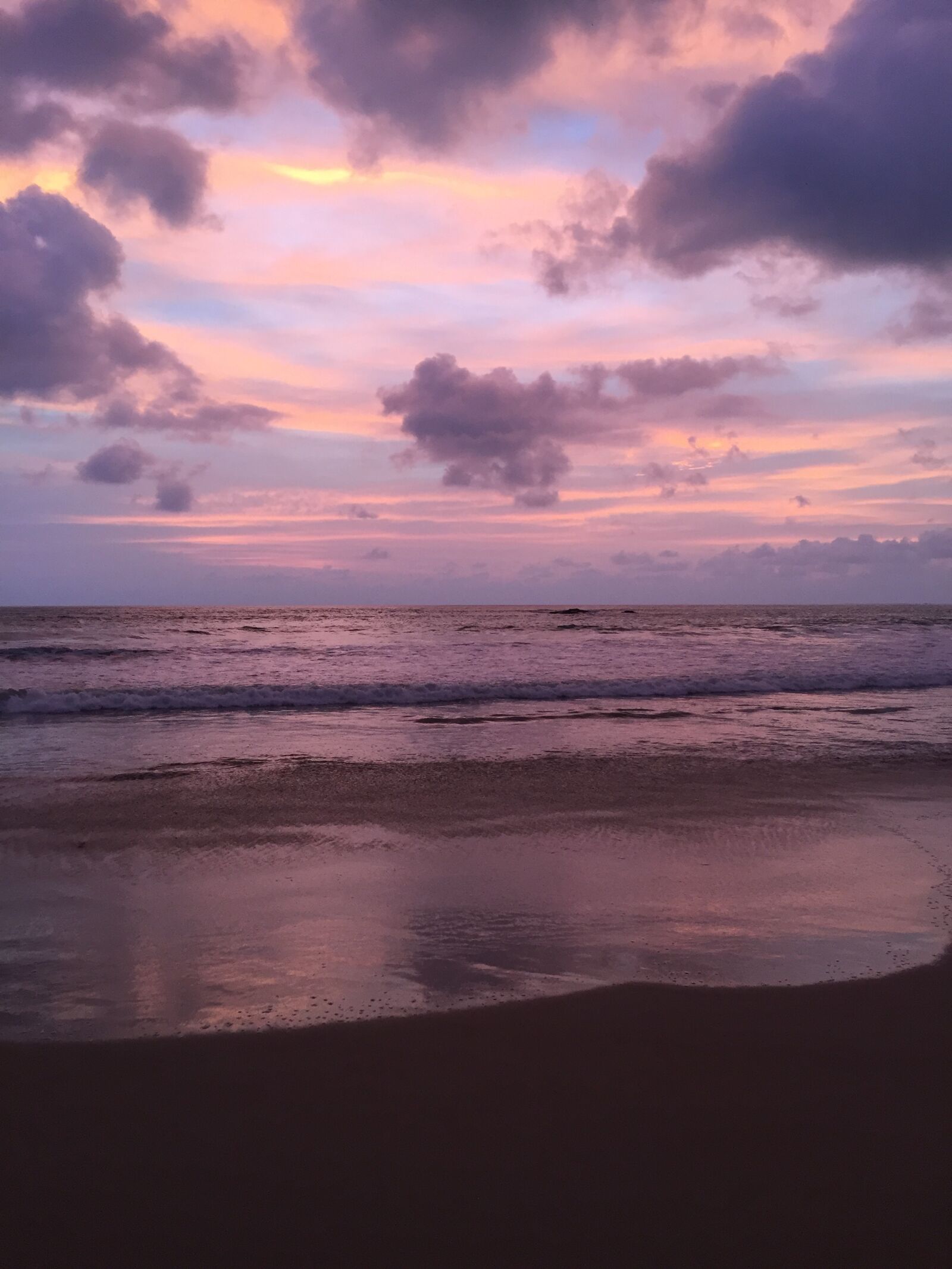 Apple iPhone 6 sample photo. Sunset, beach, sea photography