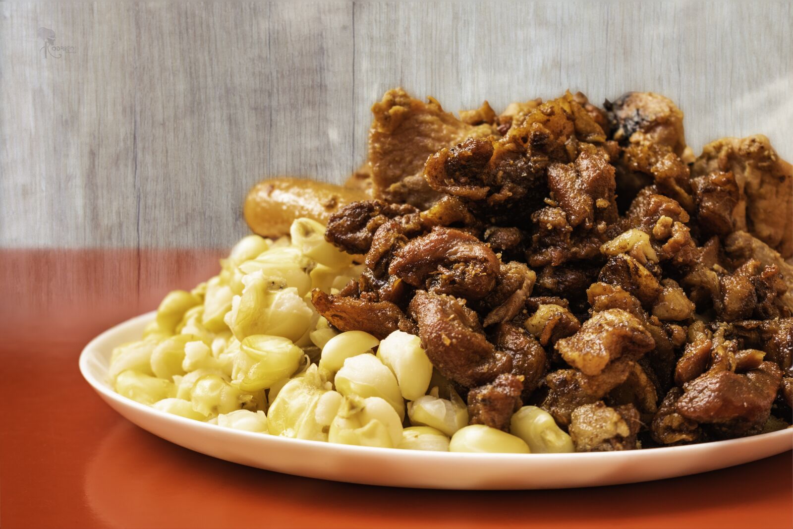 Nikon D5600 sample photo. Gastronomic photography, pork rinds photography