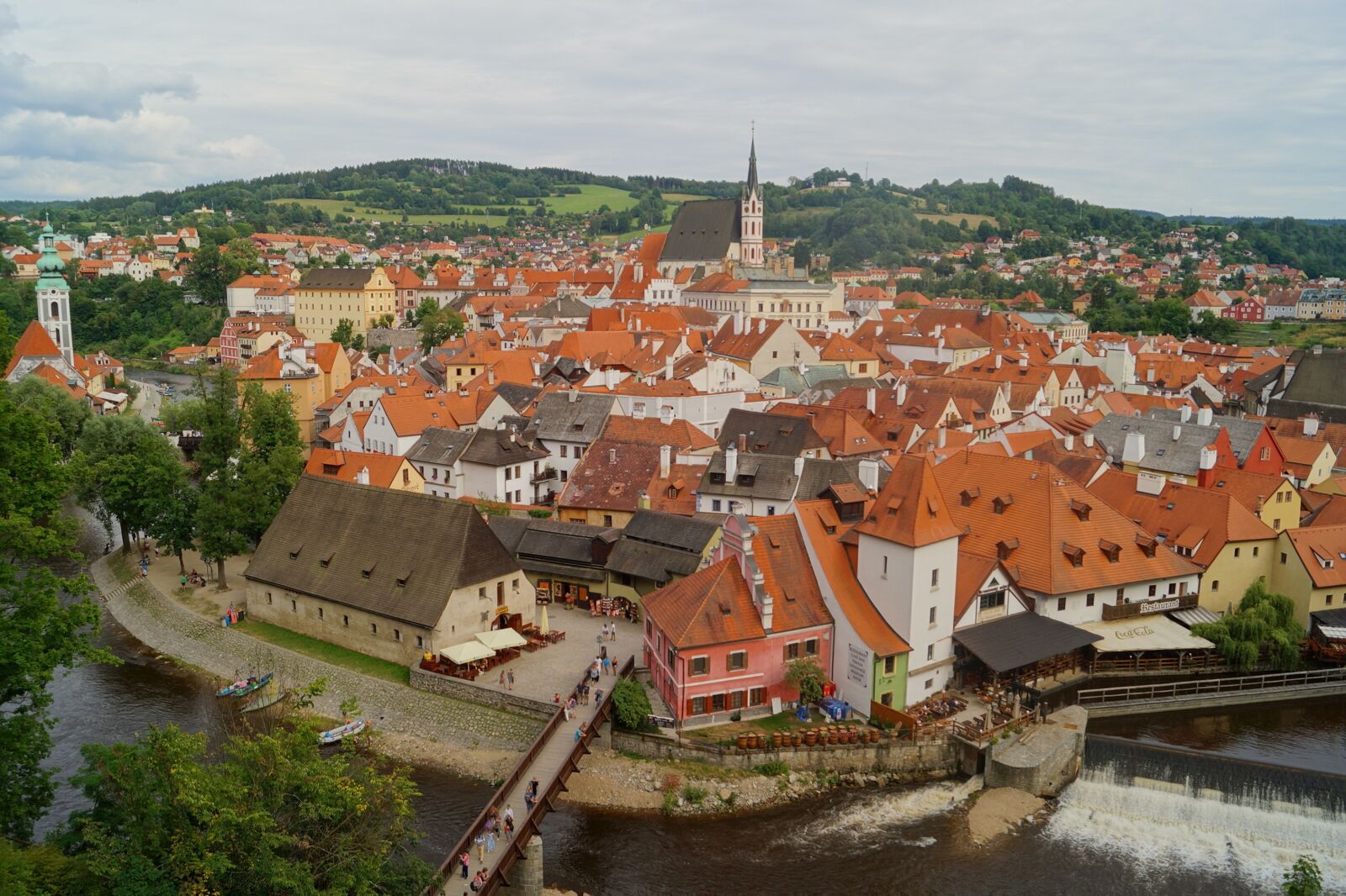 Sony DT 18-55mm F3.5-5.6 SAM II sample photo. Krumlov, unesco, city photography