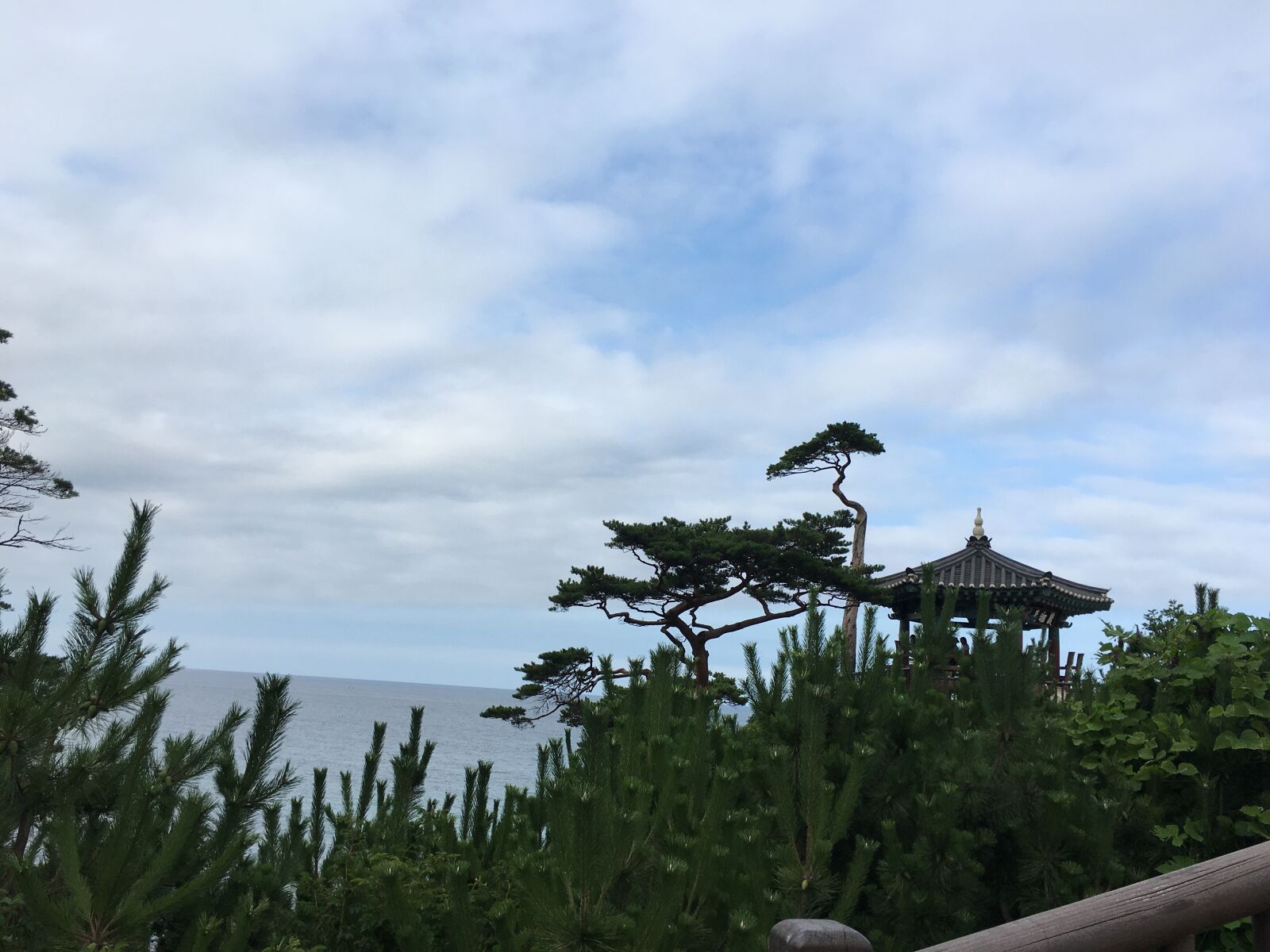 iPhone 6s back camera 4.15mm f/2.2 sample photo. Gangneung, blue sky, break photography