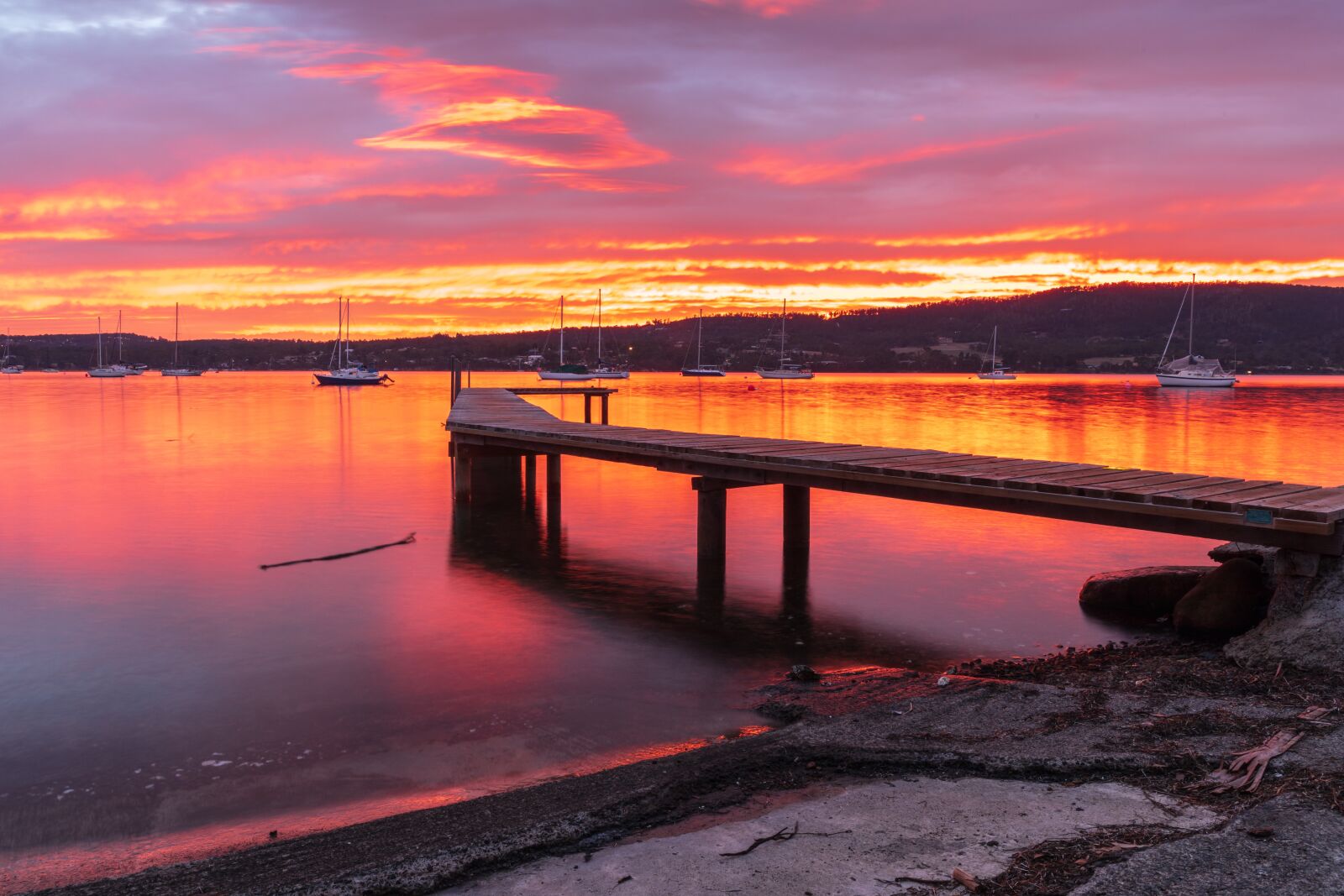 Canon EF 24-70mm F4L IS USM sample photo. Australia, tasmania, margate photography